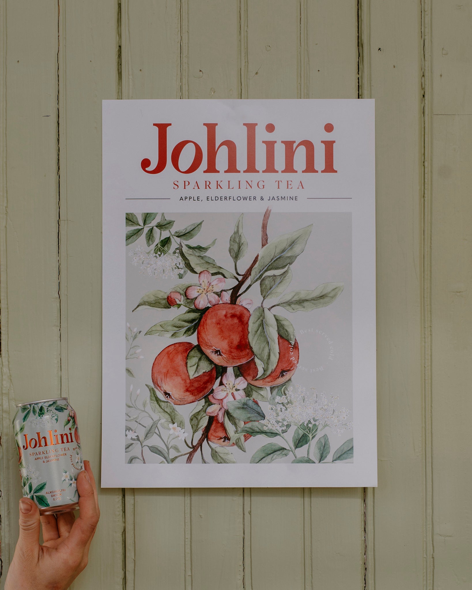 Poster Apple, Elderflower & Jasmine