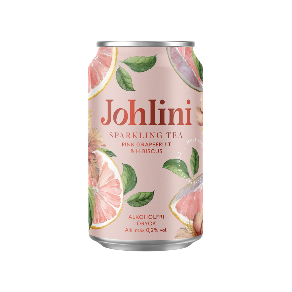 Sparkling tea Pink Grapefruit & Hibiscus
