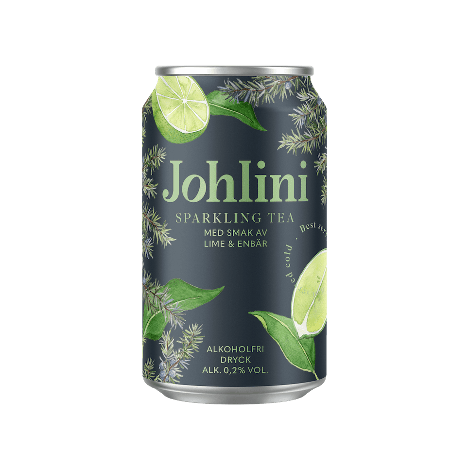 Sparkling Tea Lime & Enbär