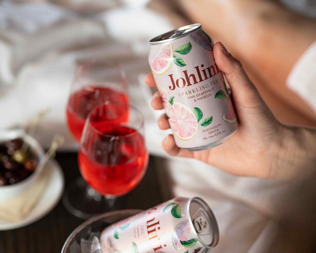 Sparkling tea Pink Grapefruit & Hibiscus