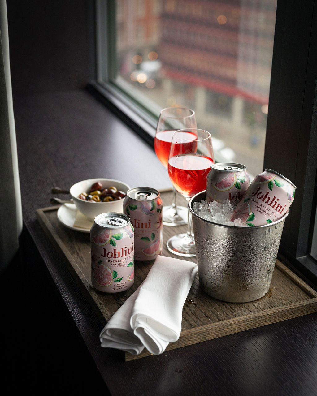 Sparkling tea Pink Grapefruit & Hibiscus