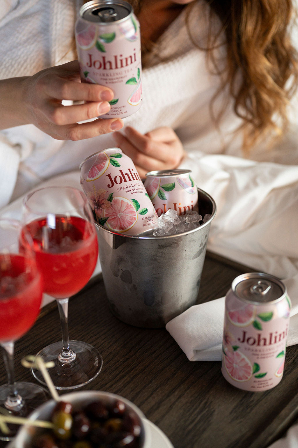 Sparkling tea Pink Grapefruit & Hibiscus